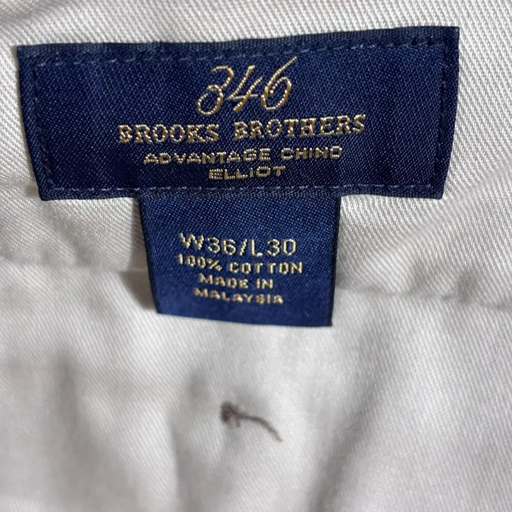 Brooks Brothers 346 Advantage Chino Elliot Pants 36x30 - Picture 9 of 9